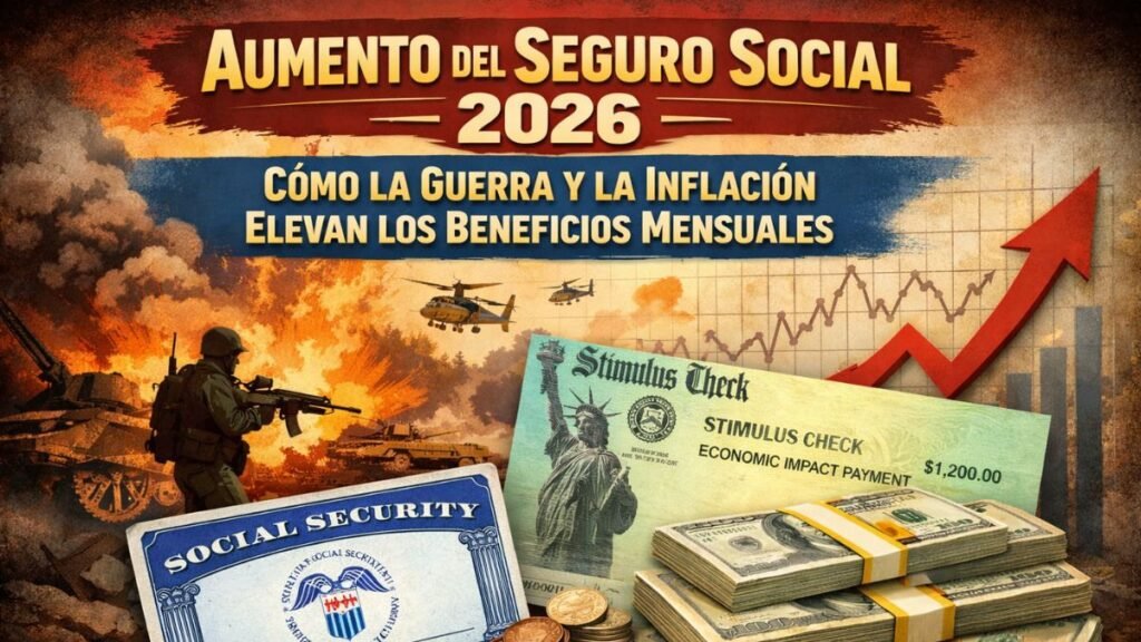 Aumento del Seguro Social 2026 - Cómo la Guerra y la Inflación Elevan los Beneficios Mensuales