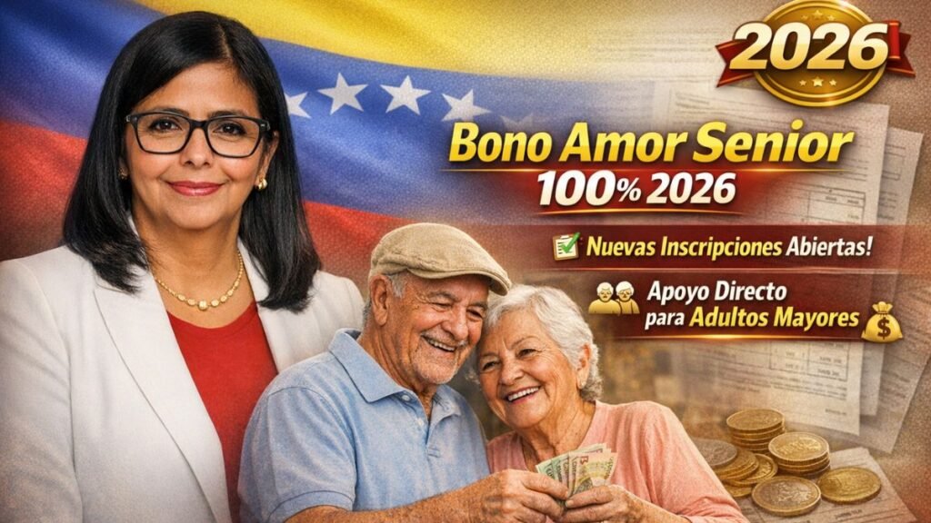 Bono Amor Senior 100% 2026 - Nuevas Inscripciones y Apoyo para Adultos Mayores