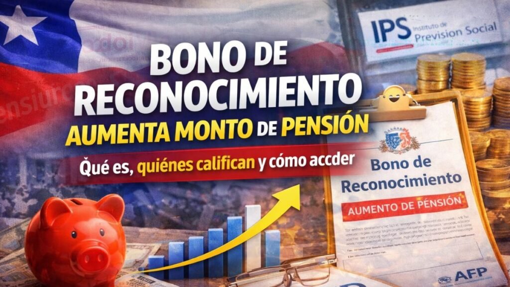 Bono de Reconocimiento aumenta monto de pensión - Qué es, quiénes califican y cómo acceder