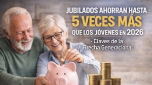 Jubilados Ahorran Hasta 5 Veces Más que los Jóvenes en 2026 - Claves de la Brecha Generacional