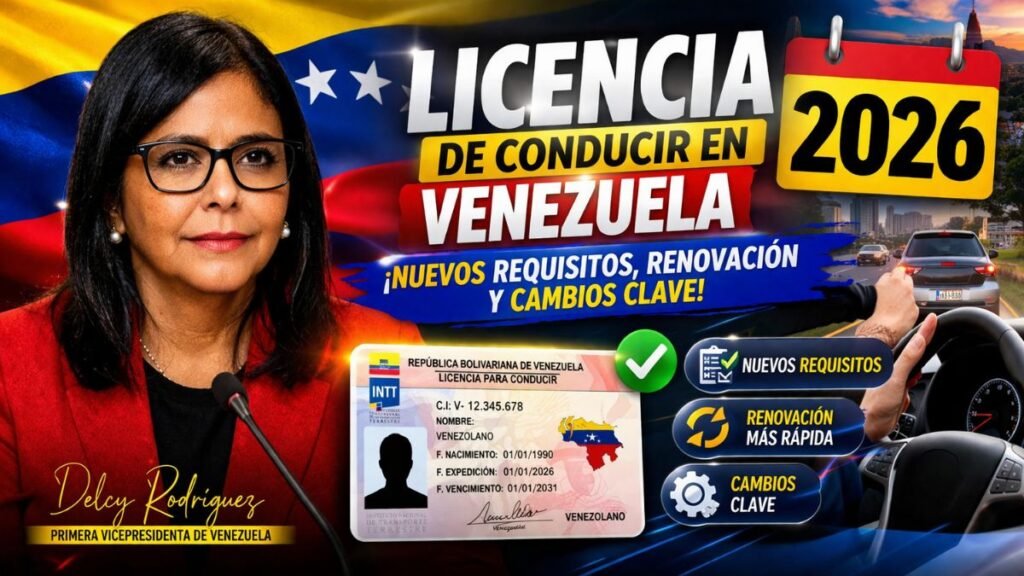 Licencia de Conducir en Venezuela 2026 - Nuevos Requisitos, Renovación y Cambios Clave
