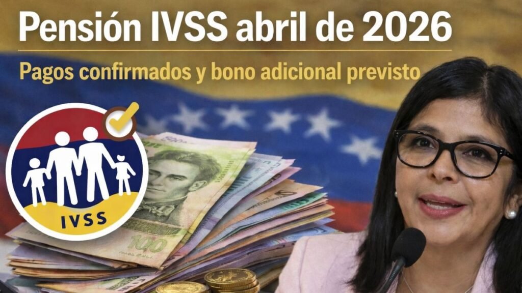 Pensión IVSS abril de 2026 - Pagos confirmados y bono adicional previsto